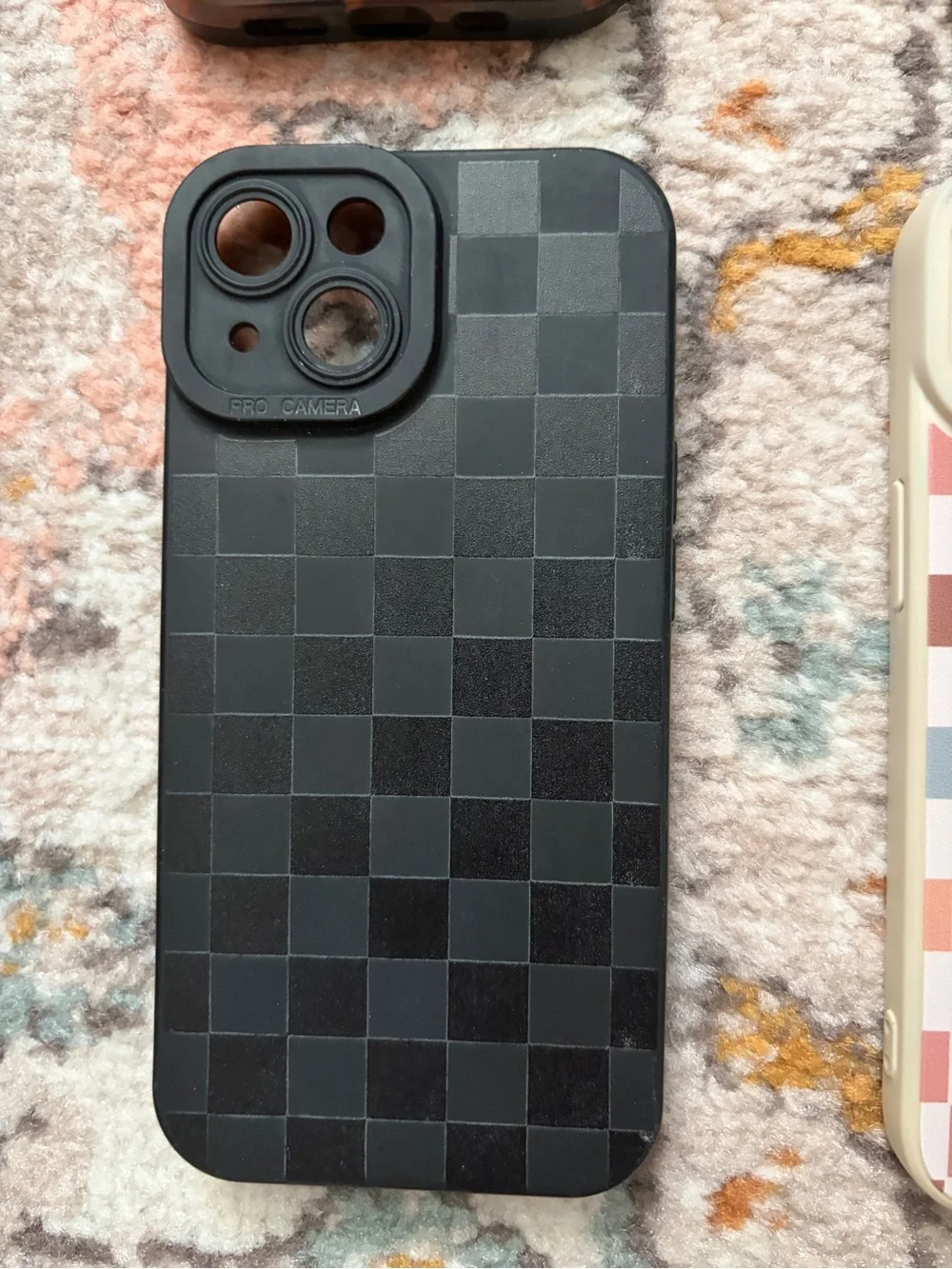 Assorted Red & Black Phone Case - Compatible Protective Cover for iPhone 15!